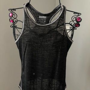 New Balance Girls Dark Grey Athletic Tank